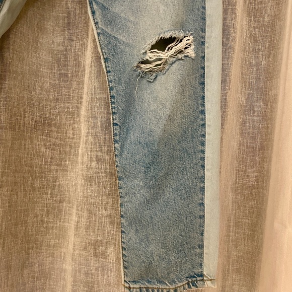 Mango Pieced Distressed Boyfriend Jeans - Picture 4 of 6